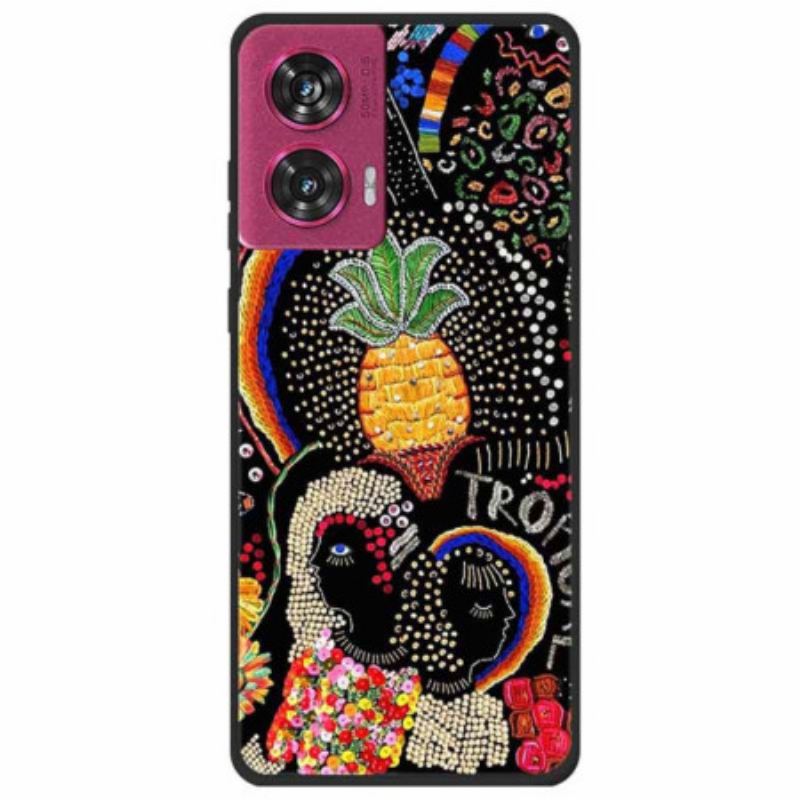 Coque Motorola Edge 50 Fusion Fleur d'Ananas