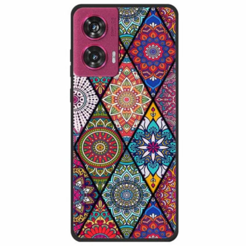 Coque Motorola Edge 50 Fusion Fleur de Mandala