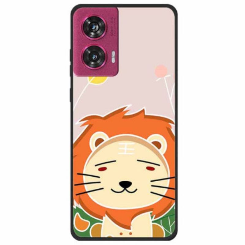 Coque Motorola Edge 50 Fusion Lion