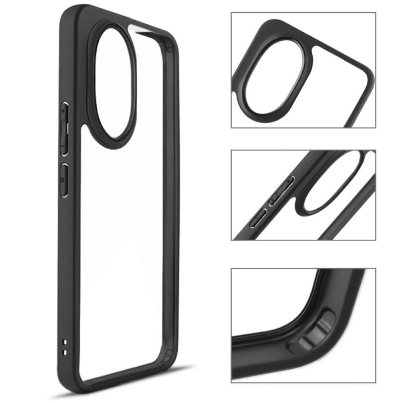 Coque Honor 200 Transparente Rebords Noirs