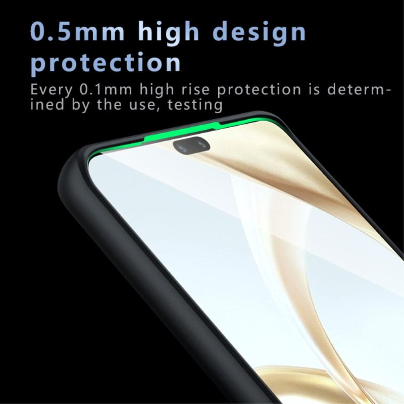 Coque transparente pour Honor 200 Transparente Cadre Silicone