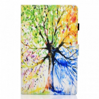 Housse Samsung Galaxy Tab A8 (2021) Arbre Aquarelle