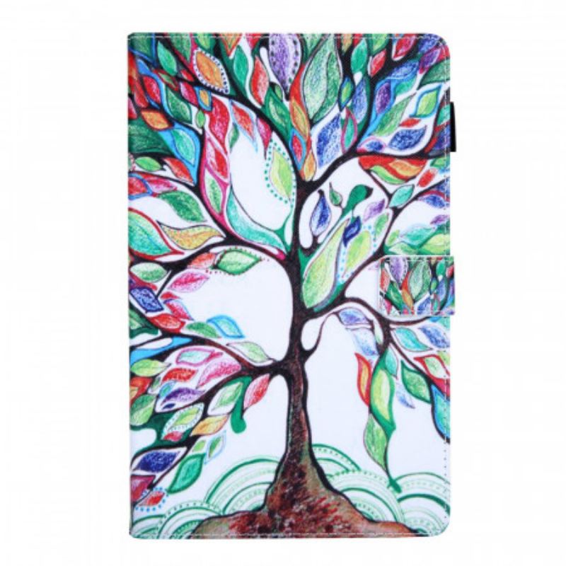 Housse Samsung Galaxy Tab A8 (2021) Arbre Multicolore