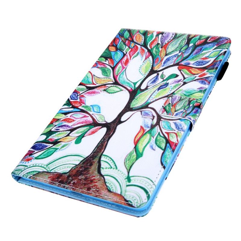 Housse Samsung Galaxy Tab A8 (2021) Arbre Multicolore