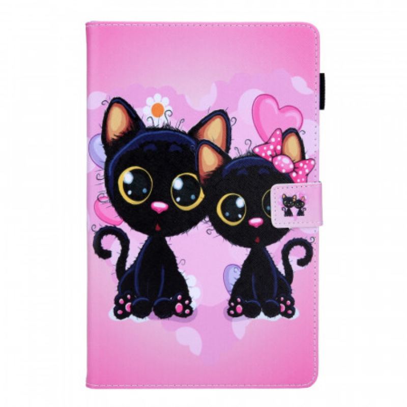 Housse Samsung Galaxy Tab A8 (2021) Couple de Chats