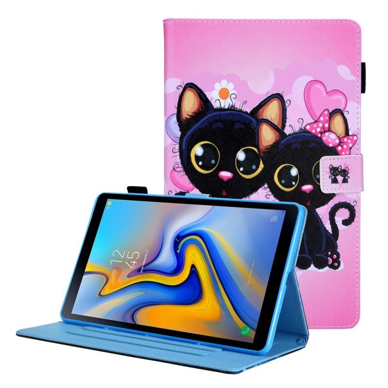 Housse Samsung Galaxy Tab A8 (2021) Couple de Chats