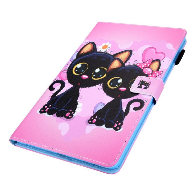 Housse Samsung Galaxy Tab A8 (2021) Couple de Chats