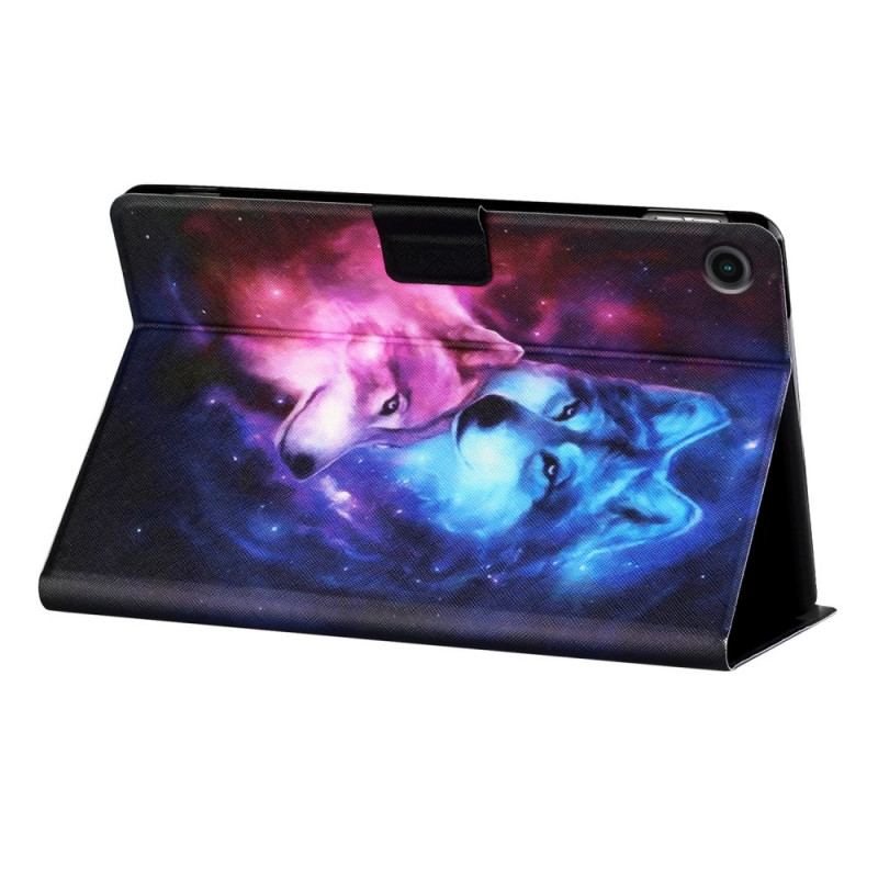 Housse Samsung Galaxy Tab A8 (2021) Couple de Loups