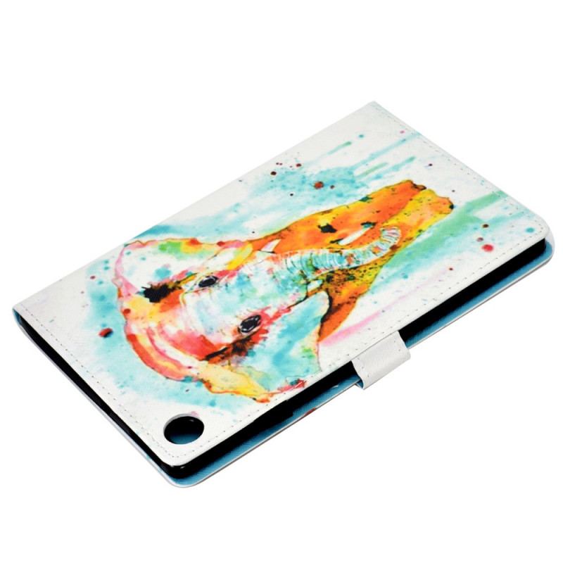 Housse Samsung Galaxy Tab A8 (2021) Éléphant Aquarelle