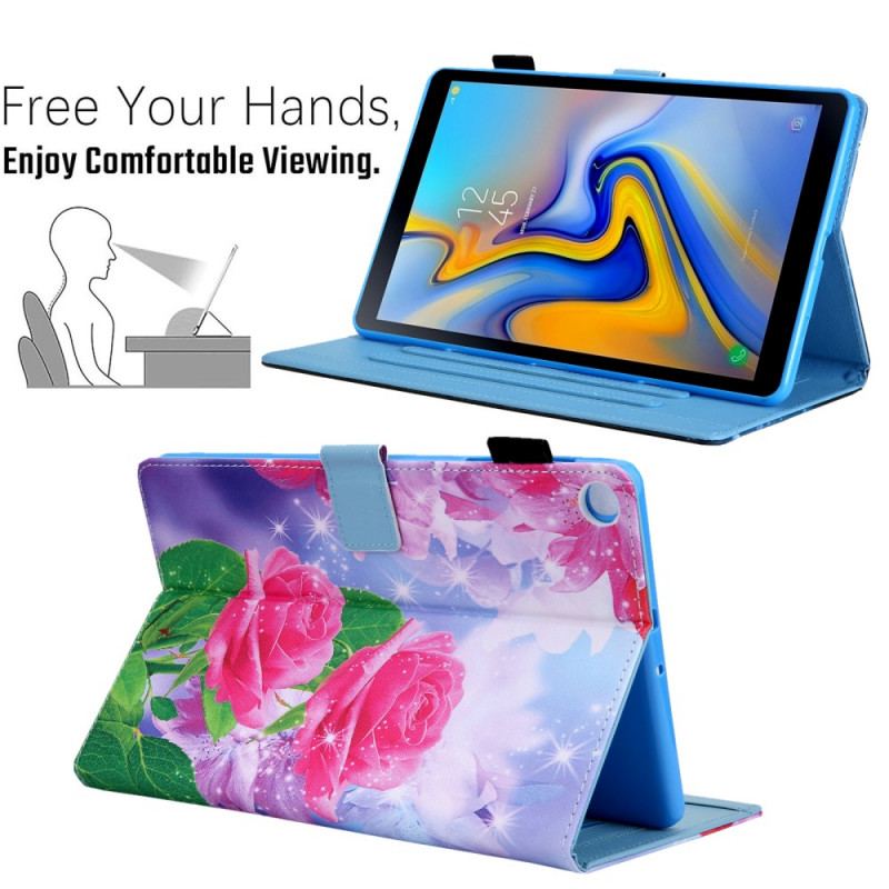 Housse Samsung Galaxy Tab A8 (2021) Fleurs de Rêve