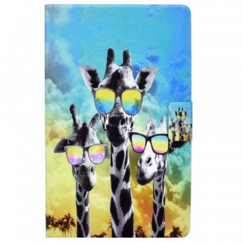 Housse Samsung Galaxy Tab A8 (2021) Funky Girafes