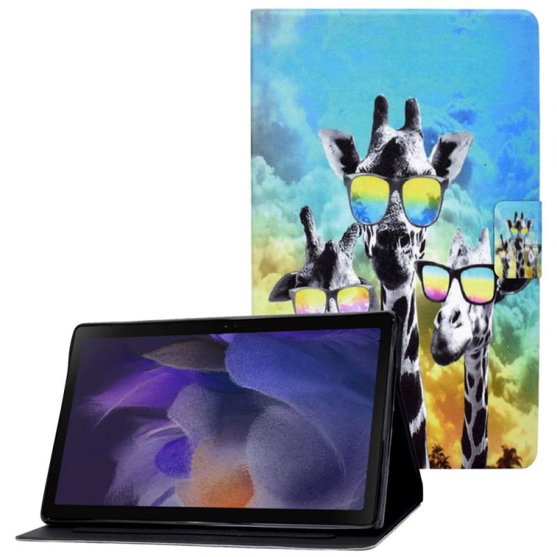 Housse Samsung Galaxy Tab A8 (2021) Funky Girafes