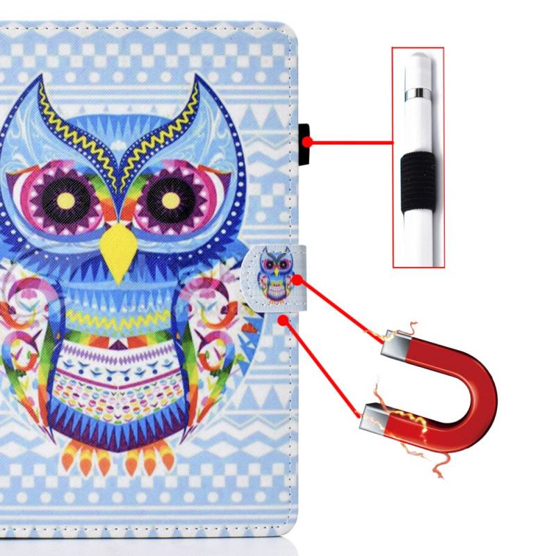 Housse Samsung Galaxy Tab A8 (2021) Hibou Tribal