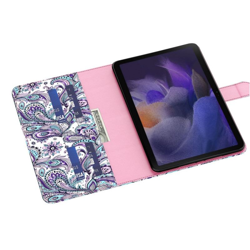 Housse Samsung Galaxy Tab A8 (2021) Motif Cachemire