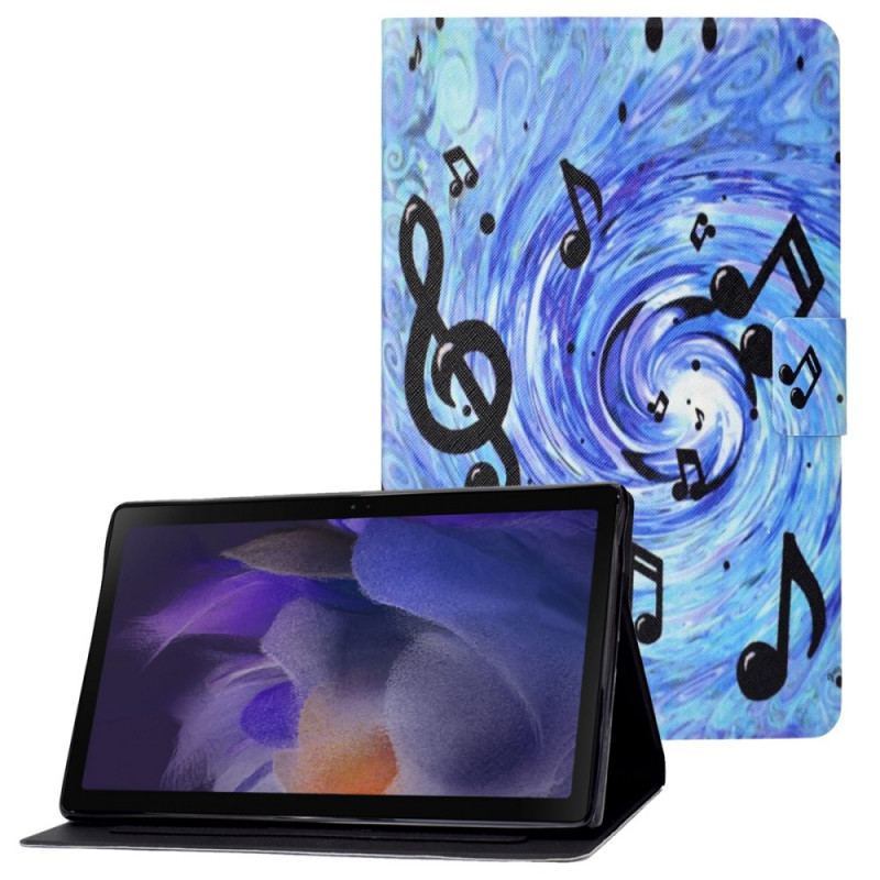 Housse Samsung Galaxy Tab A8 (2021) Notes de Musique