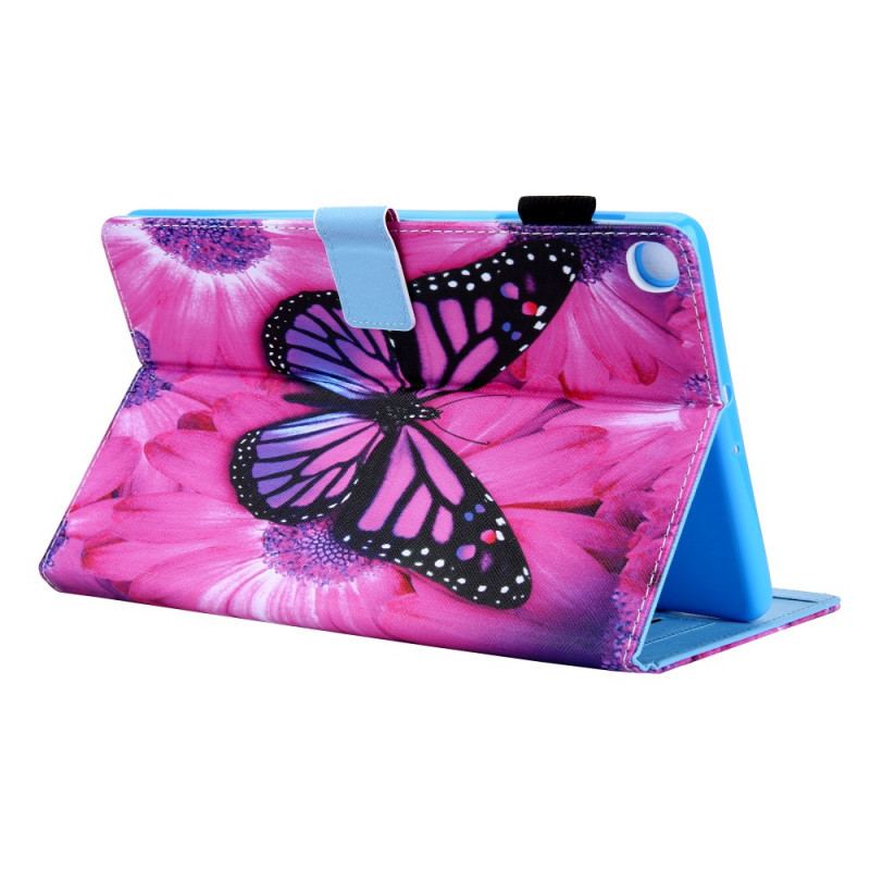 Housse Samsung Galaxy Tab A8 (2021) Papillon Floral