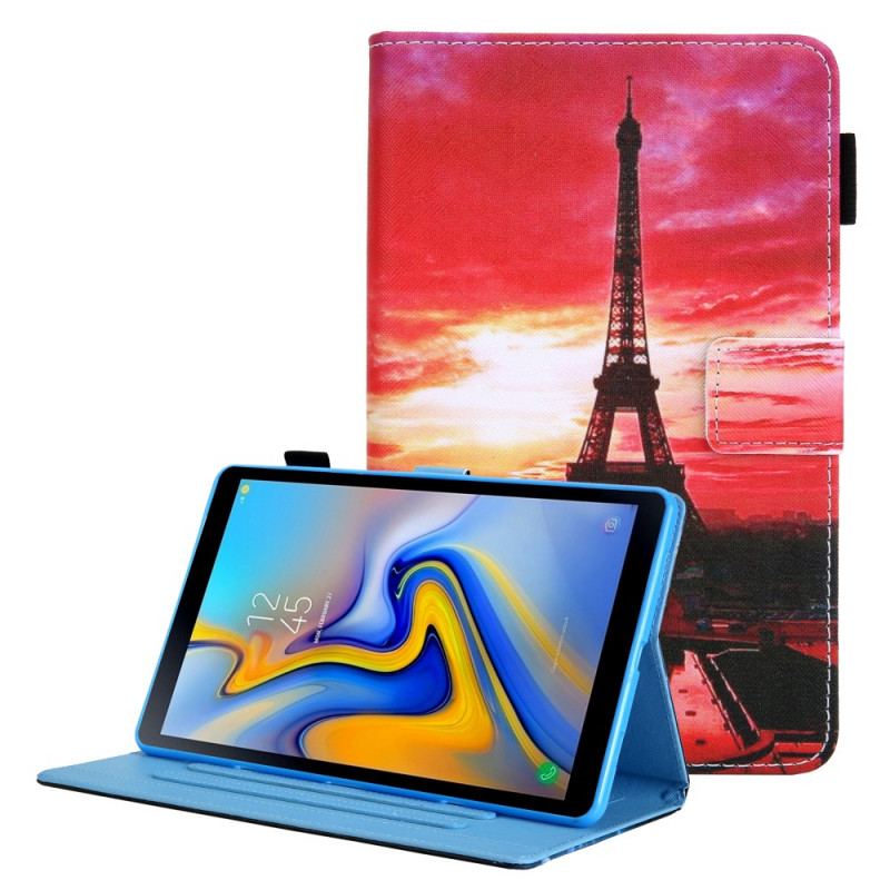 Housse Samsung Galaxy Tab A8 (2021) Sunset Tour Eiffel