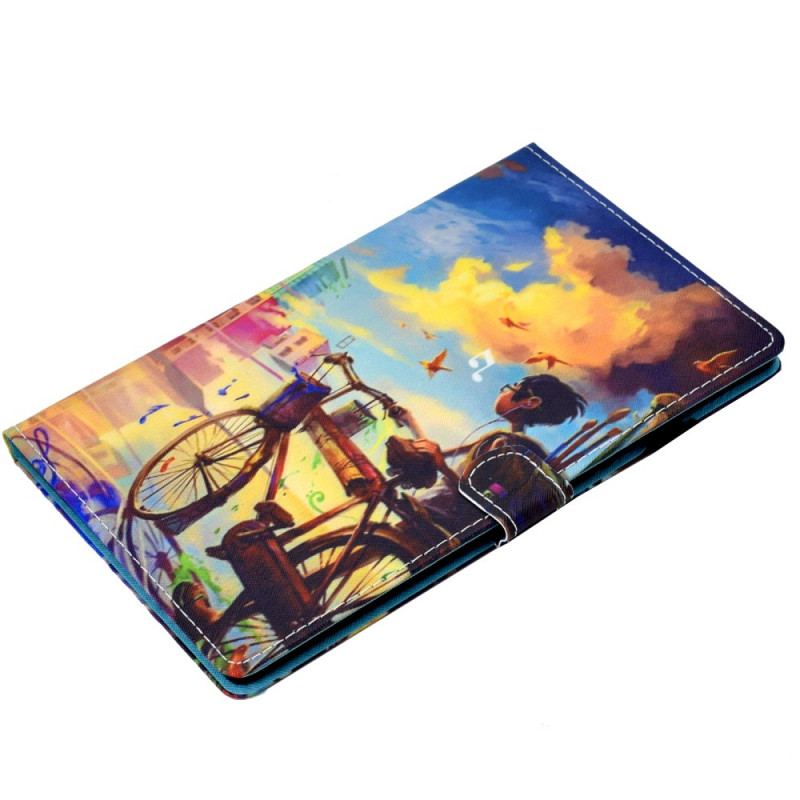 Housse Samsung Galaxy Tab A8 (2021) Vélo Art