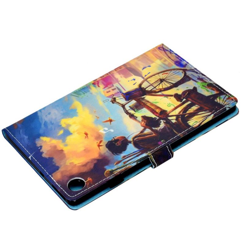 Housse Samsung Galaxy Tab A8 (2021) Vélo Art