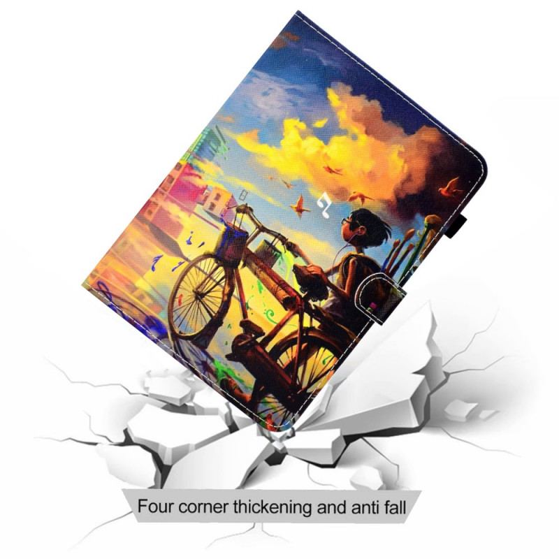 Housse Samsung Galaxy Tab A8 (2021) Vélo Art