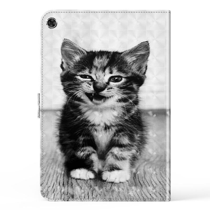 Housse Simili Cuir Samsung Galaxy Tab A8 (2021) Chaton