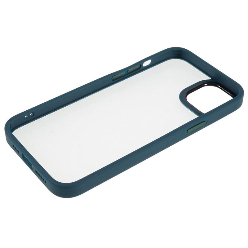 Coque iPhone 15 Plus Dos Acrylique et Rebords Silicone