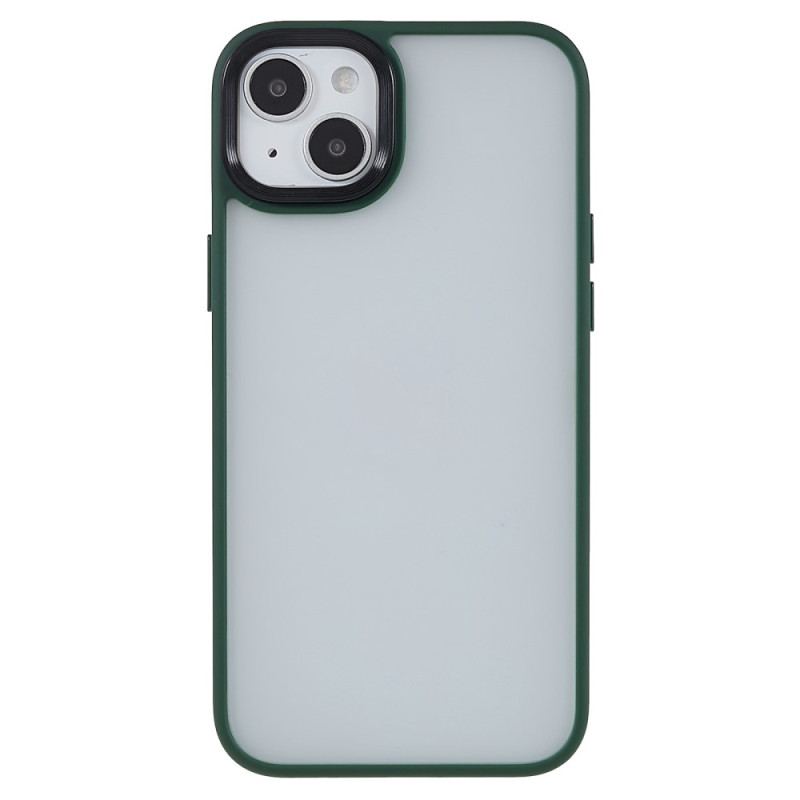 Coque iPhone 15 Plus Dos Acrylique et Rebords Silicone