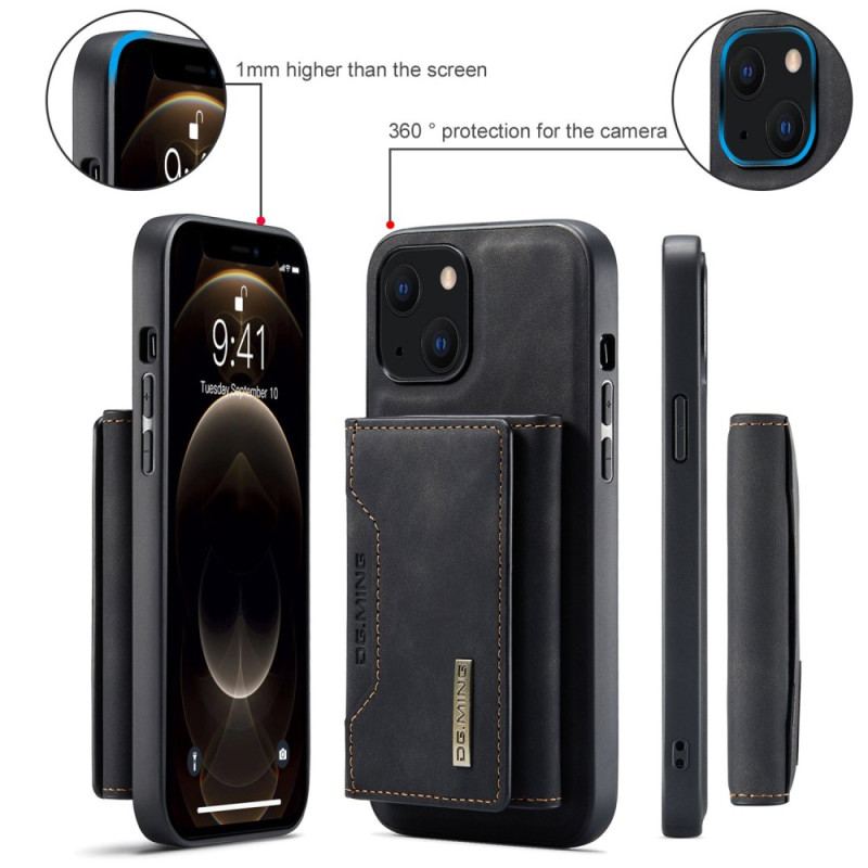 Coque iPhone 15 Plus Porte-Cartes Détachable DG.MING