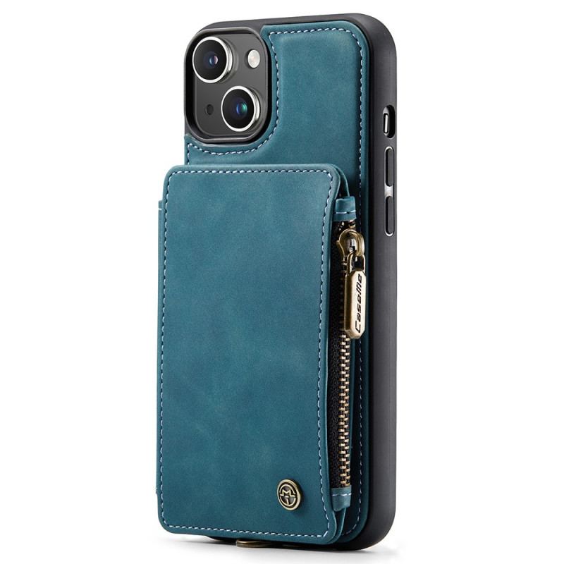 Coque iPhone 15 Plus Style Portefeuille CASEME