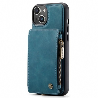 Coque iPhone 15 Plus Style Portefeuille CASEME