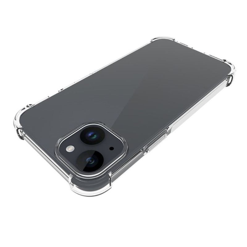 Coque iPhone 15 Plus Transparente Coins Renforcés