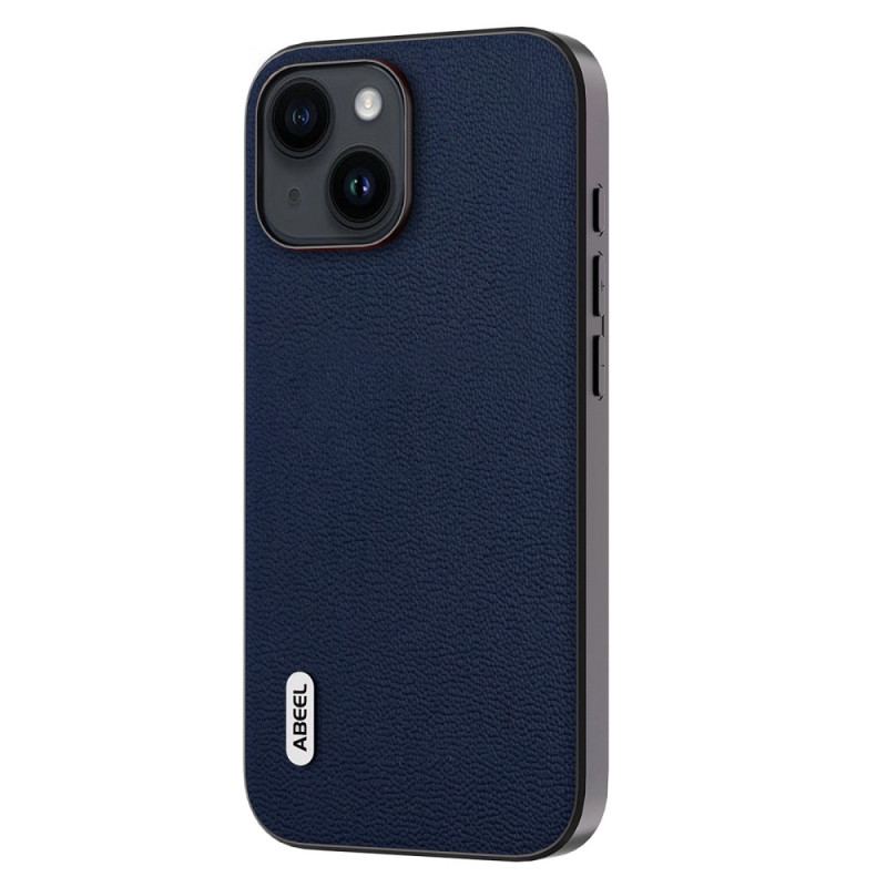 Coque iPhone 15 Plus Véritable Cuir ABEEL