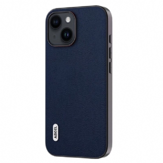 Coque iPhone 15 Plus Véritable Cuir ABEEL