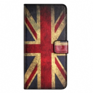 Housse iPhone 15 Plus Drapeau Anglais Vintage