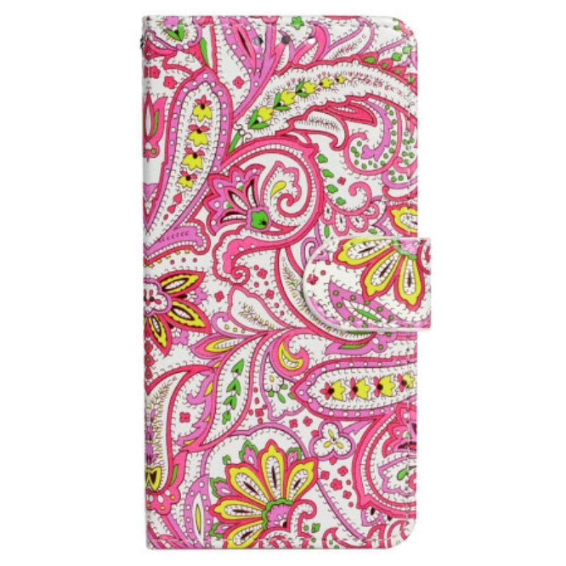 Housse iPhone 15 Plus Motif Coloré à Lanière