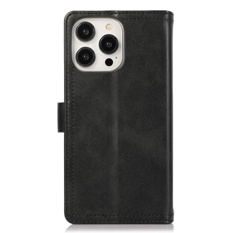 Housse iPhone 15 Plus Multi-Cartes et Pochette Frontale