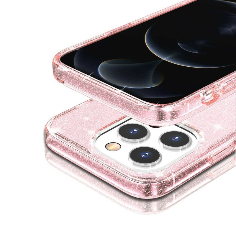 Coque iPhone 12 Pro Max Transparente Paillettes