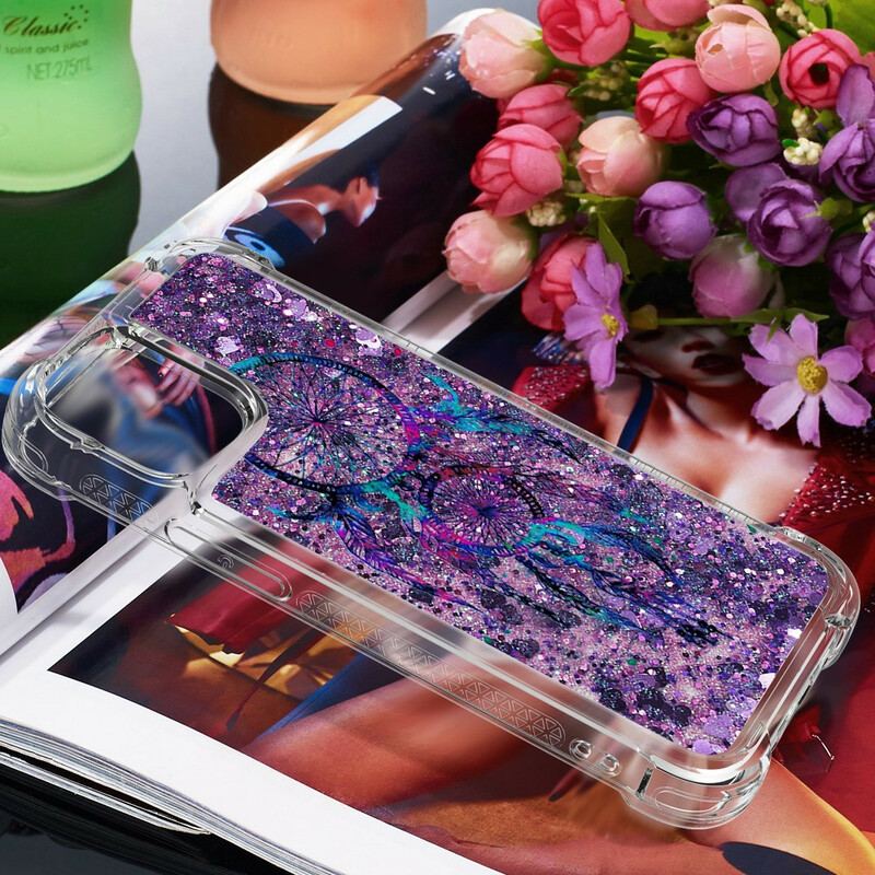 Coque iPhone 13 Pro Max Attrape Rêves Paillettes