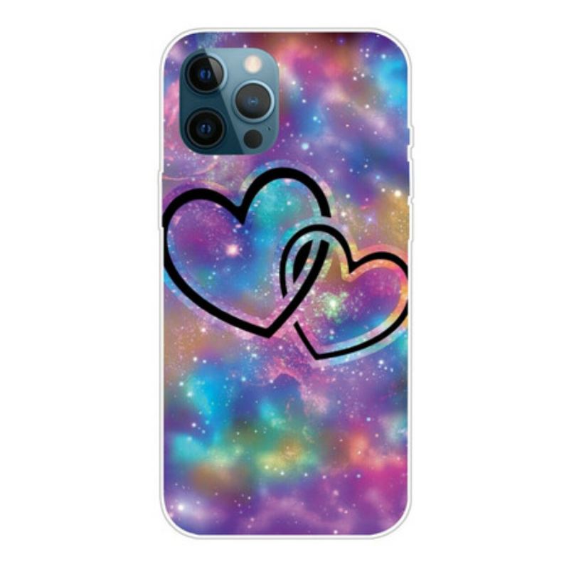 Coque iPhone 13 Pro Max Coeurs Enchaînés