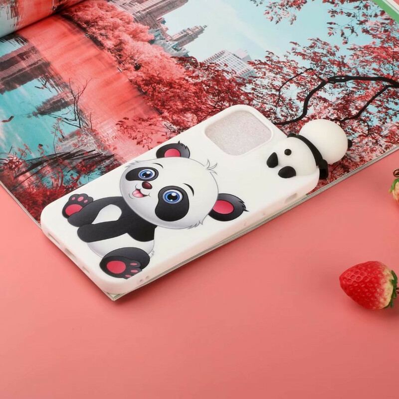 Coque iPhone 13 Pro Max Mignon Panda 3D