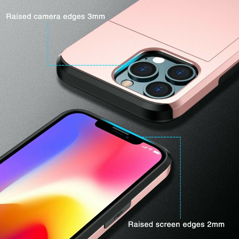 Coque iPhone 13 Pro Max Porte-Carte à Glissière