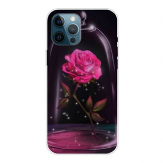 Coque iPhone 13 Pro Max Rose Magique