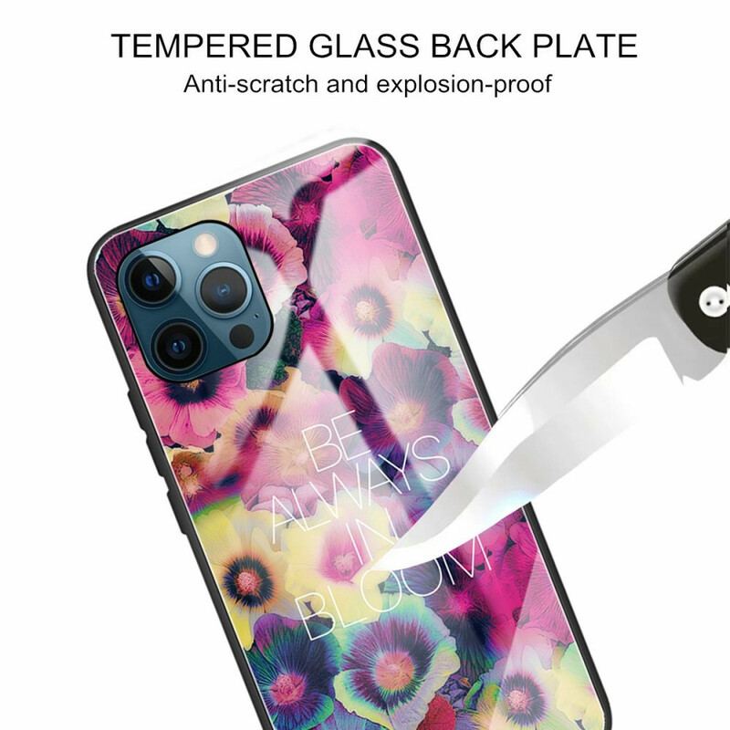 Coque iPhone 13 Pro Max Verre trempé Be Always in Bloom