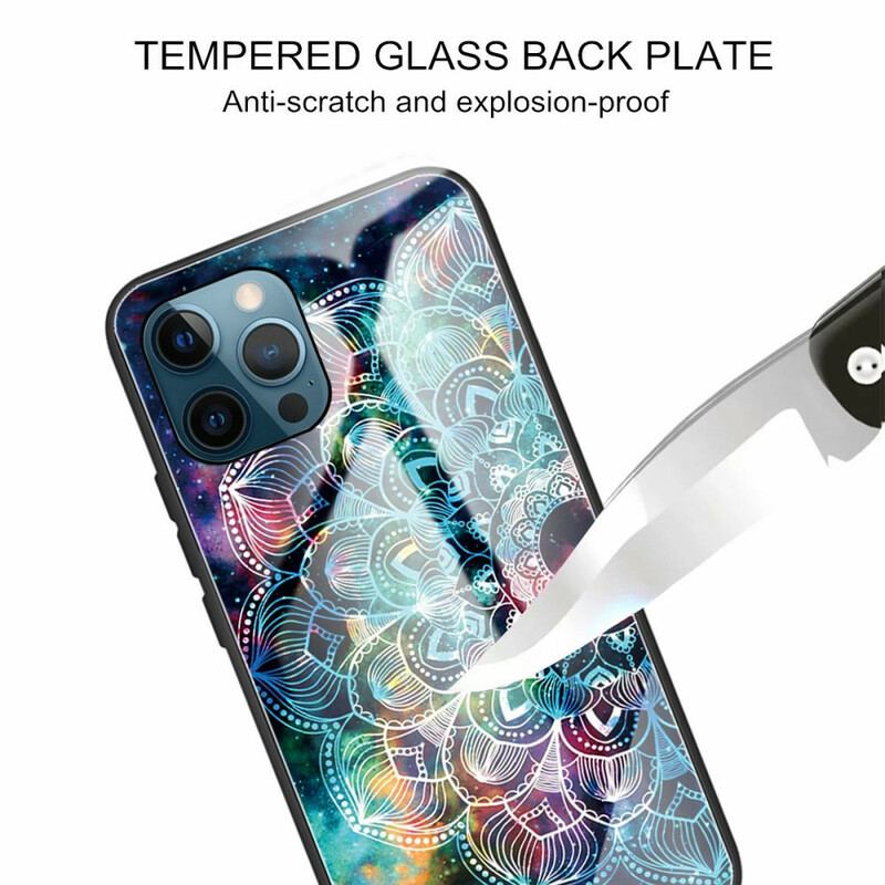 Coque iPhone 13 Pro Max Verre Trempé Mandala