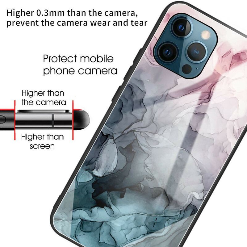 Coque iPhone 13 Pro Max Verre Trempé Marble