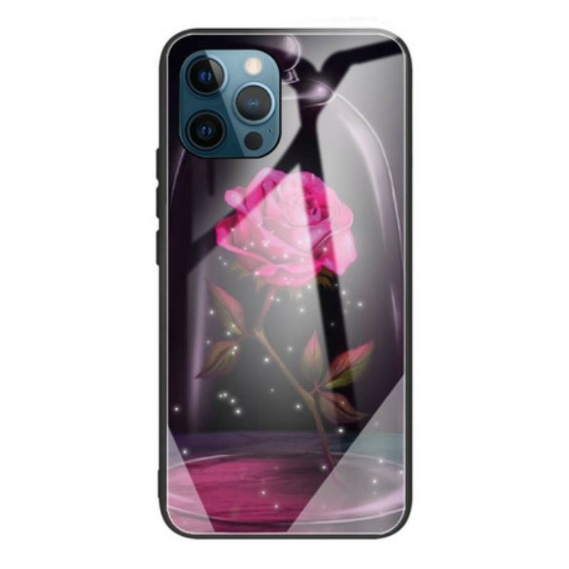 Coque iPhone 13 Pro Max Verre Trempé Rose Magique