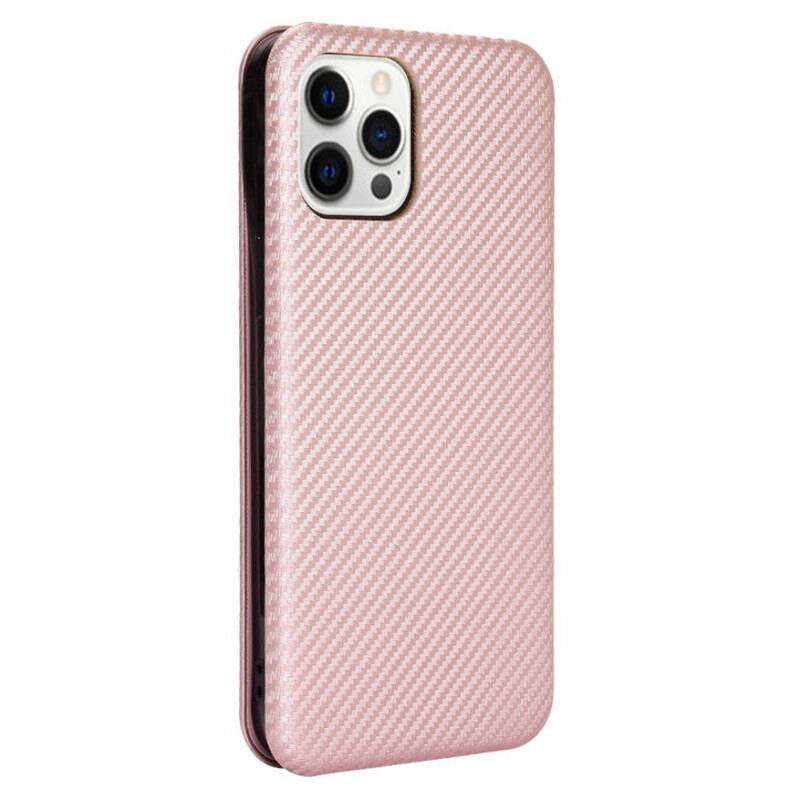 Flip Cover iPhone 13 Pro Max Fibre Carbone