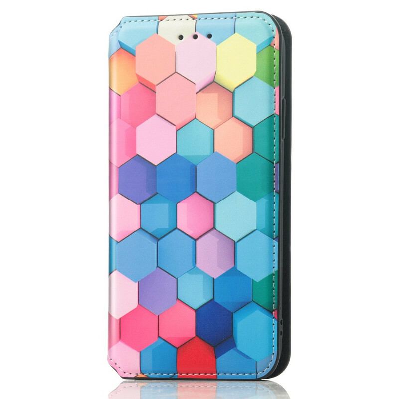 Flip Cover iPhone 13 Pro Max Motif Coloré Surprenant