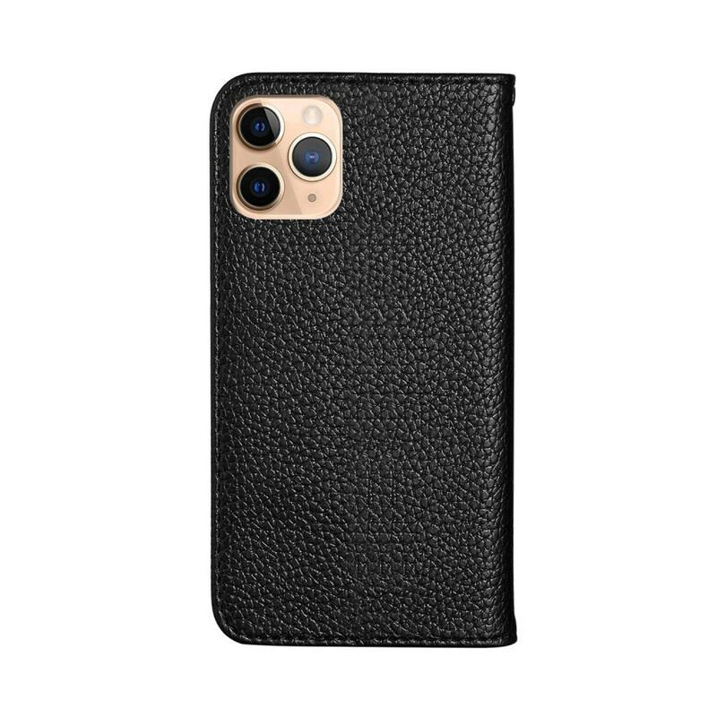 Flip Cover iPhone 13 Pro Max Simili Cuir Litchi Ultra Chic