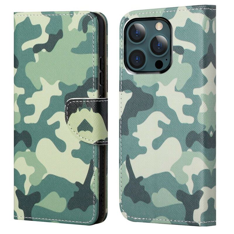 Housse iPhone 13 Pro Max Camouflage Militaire